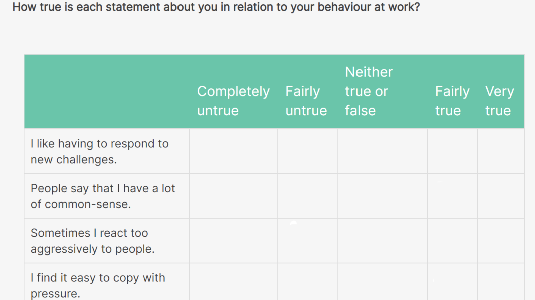 practice talent q dimensions