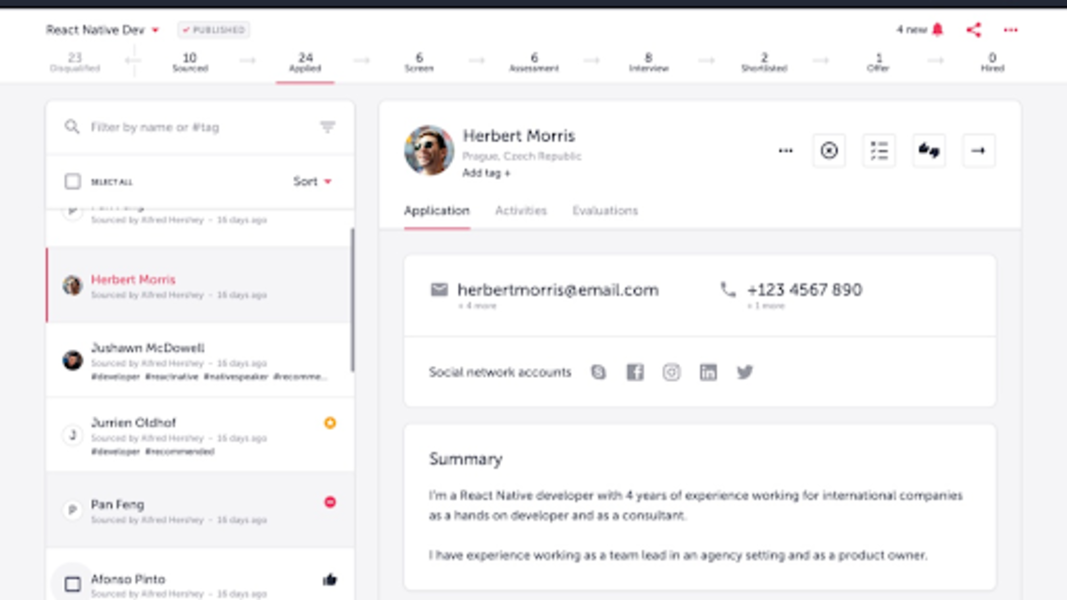 best recruitment CRM Talentlyft