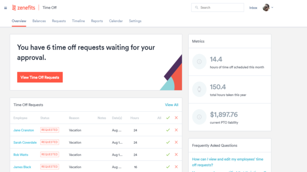 Zenefits hr for small businesses 