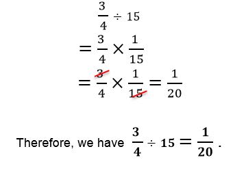 How to divide fractions by whole numbers