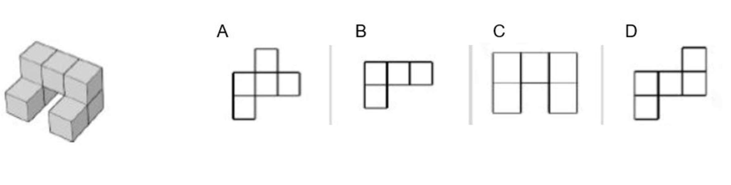 Diagrammatic Reasoning Test Practice Unfolded Shapes Questions