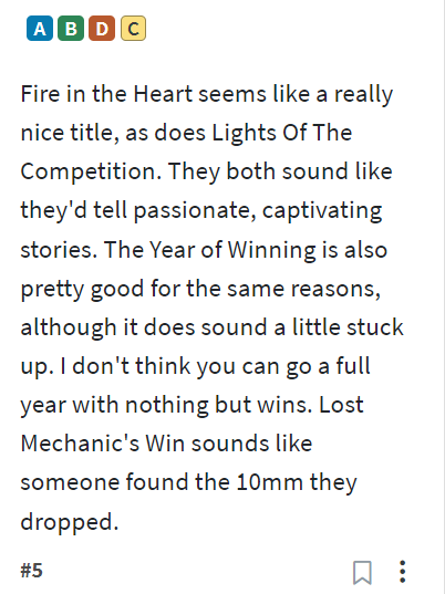 Why the Fire in the Heart wins