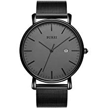 BUREI DIY Slim Quartz Wrist Watch