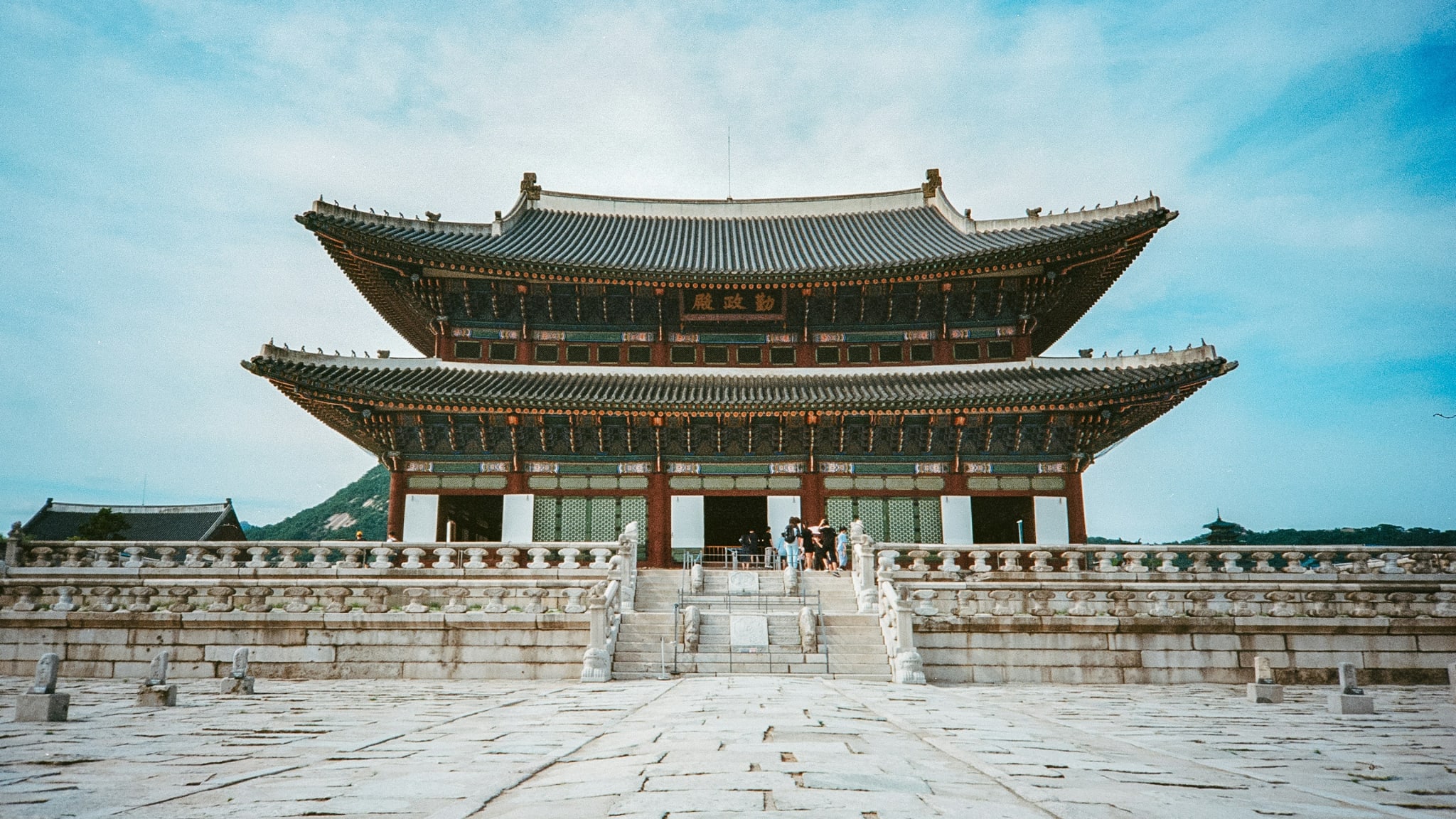 Gyeongbokgung-palasset i Seoul, Sør-Korea