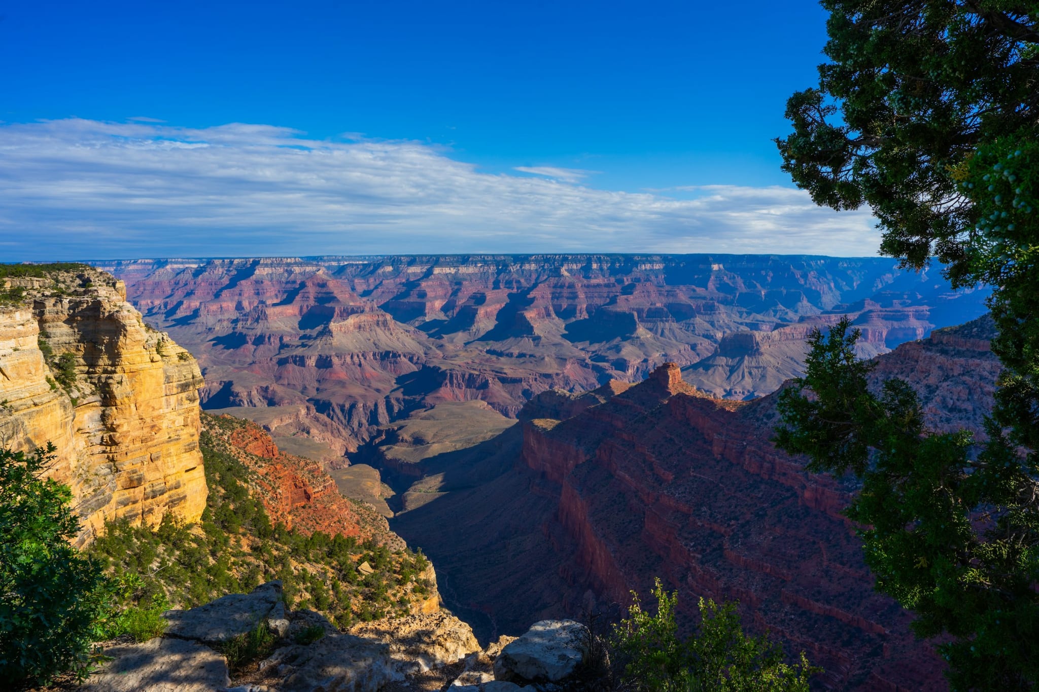 Utsikt over Grand Canyon fra South Rim