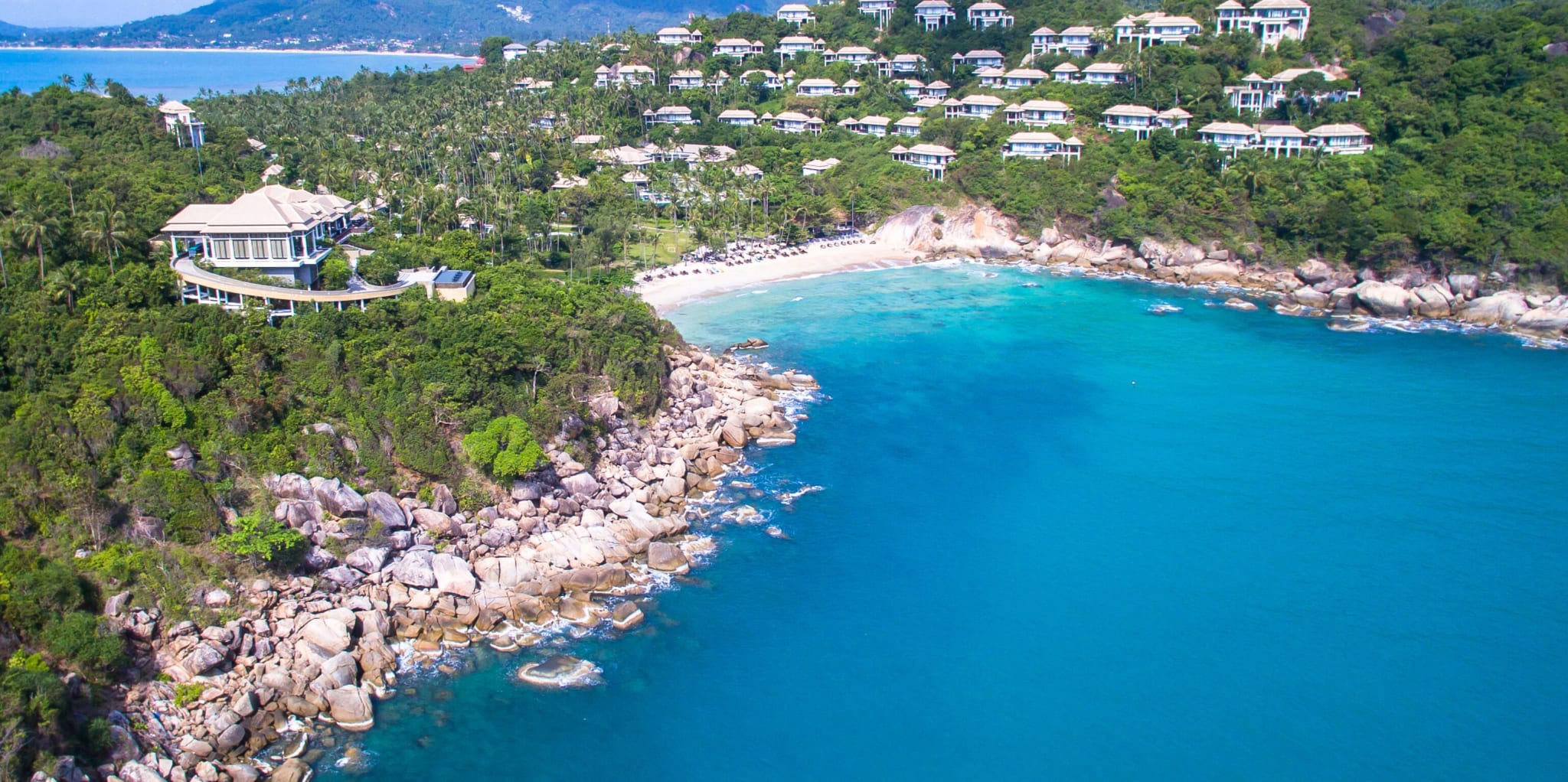 Luksusvilla på Koh Samui med utsikt over havet