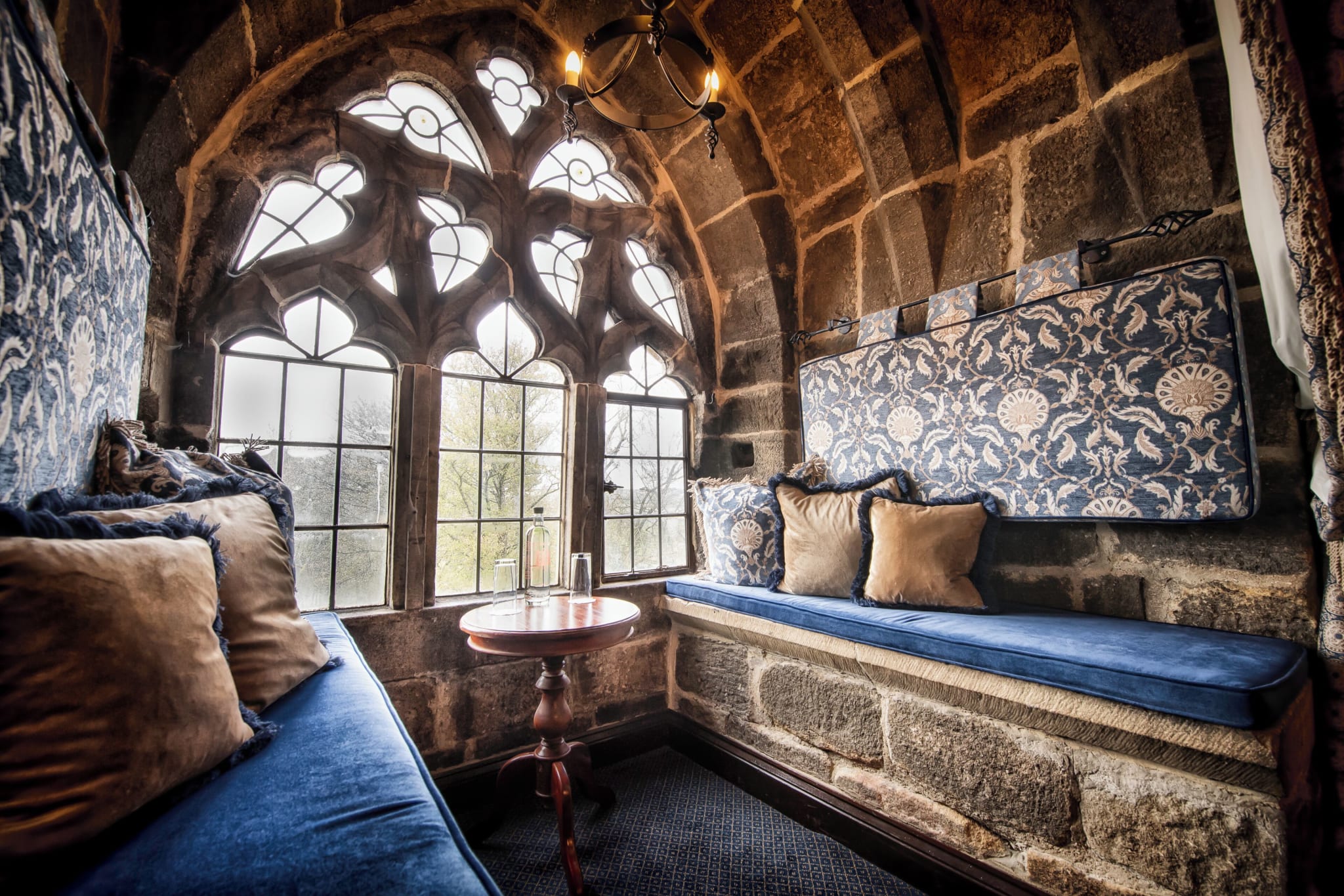 Langley Castle Hotel i Northumberland