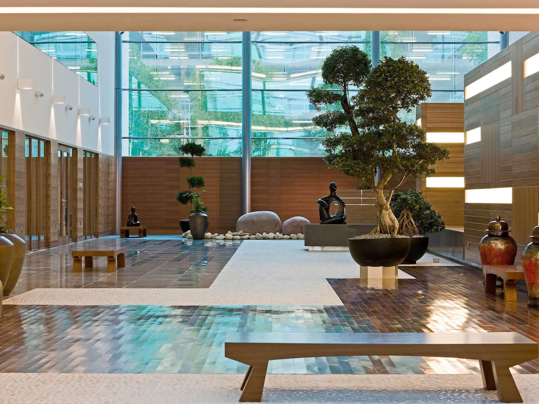 The atrium at Sofitel London Heathrow by Terminal 5