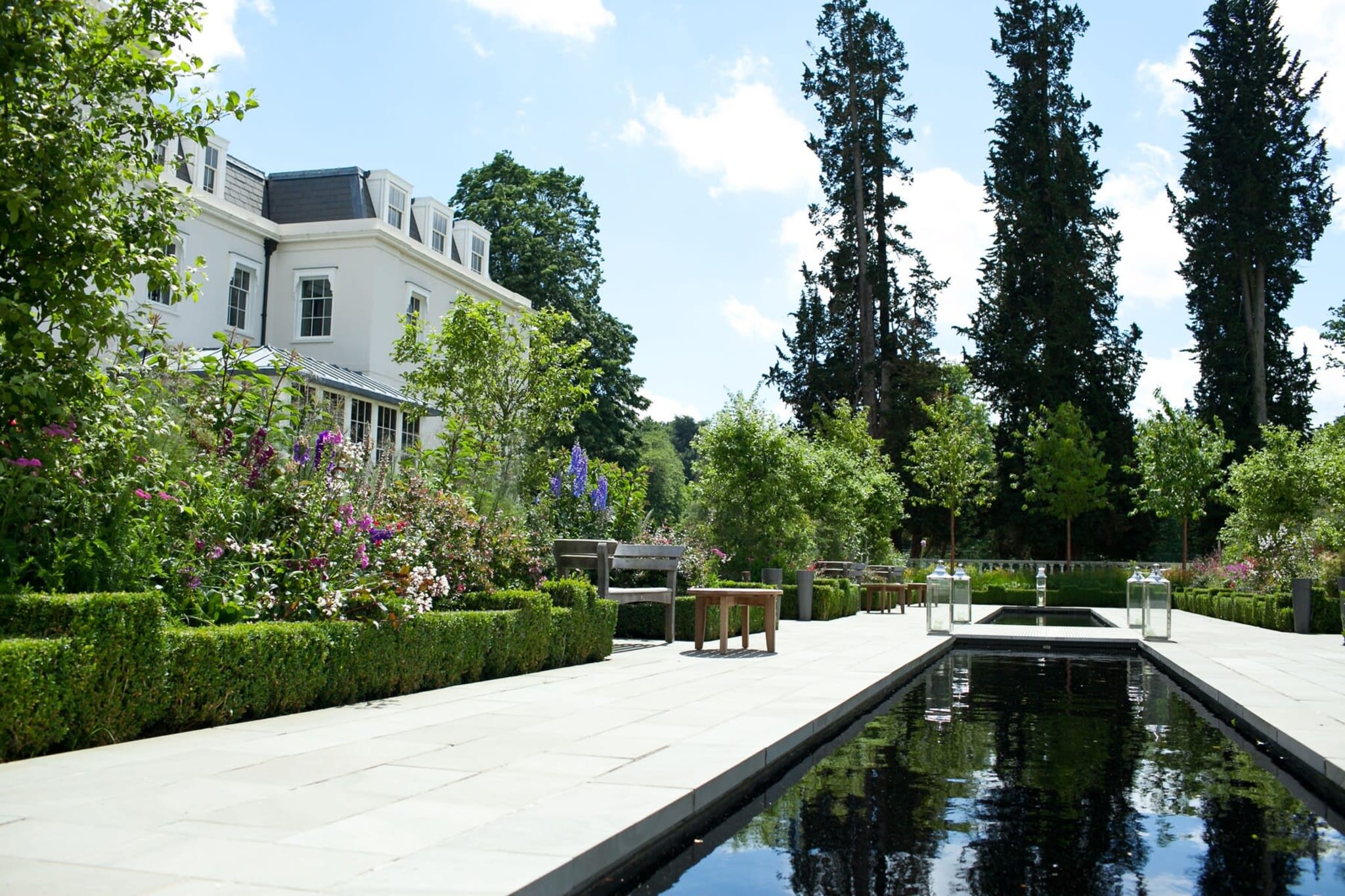 The main house at Coworth Park near Ascot