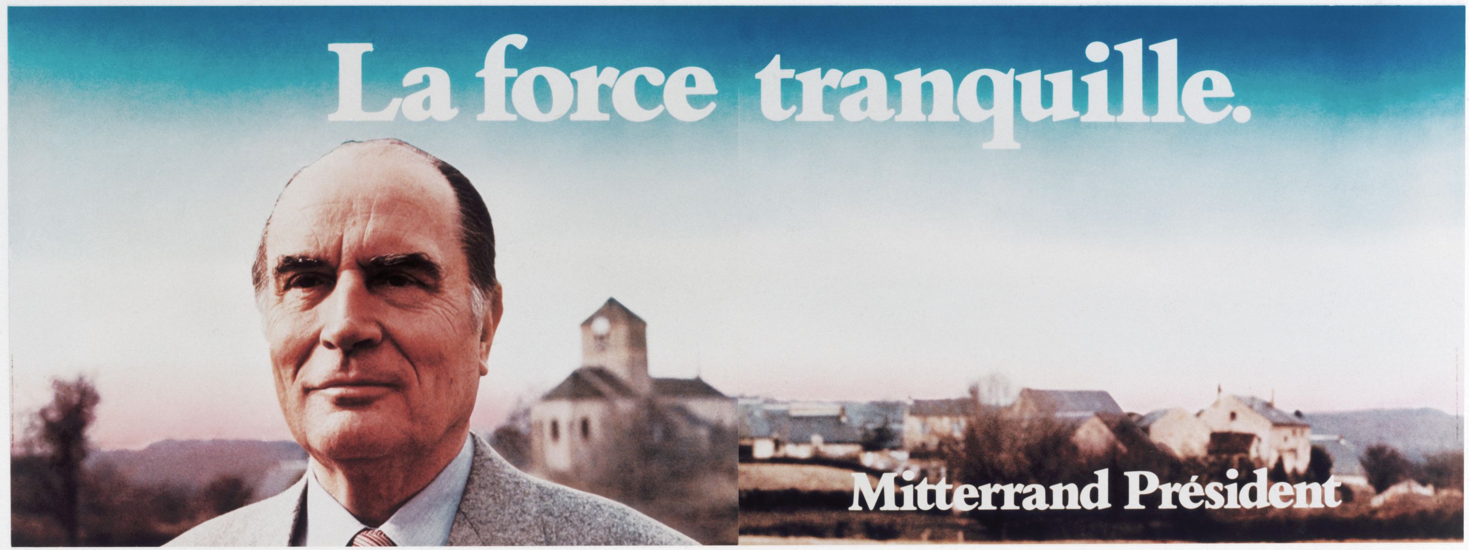 Affiche de la campagne présidentielle de François Mitterrand - 1981