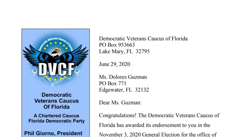Guzman DVCF Endorsement Letter