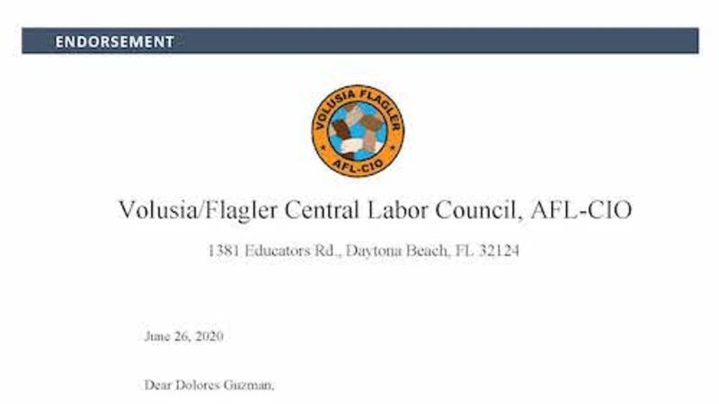 Endorsement Letter AFL-CIO