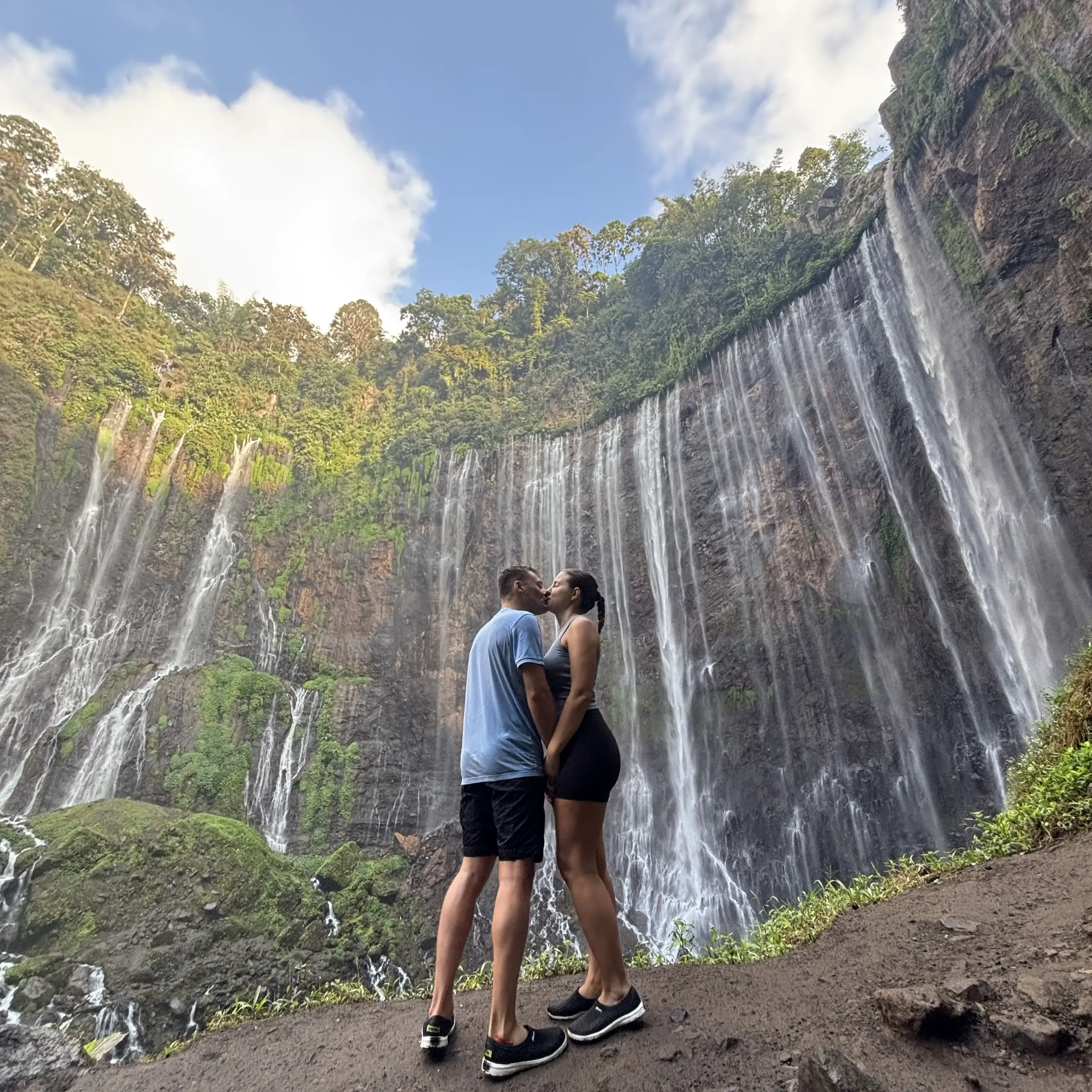 Tumpak Sewu Waterfall majestic view