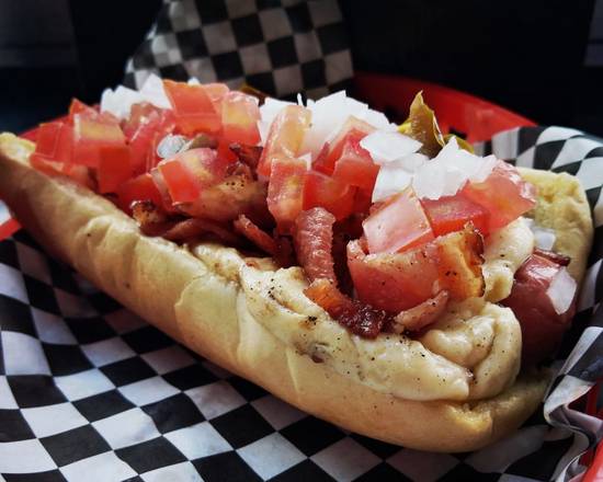 Hot Dog con Tocino y Queso — przed