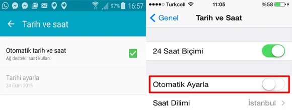 android-saat