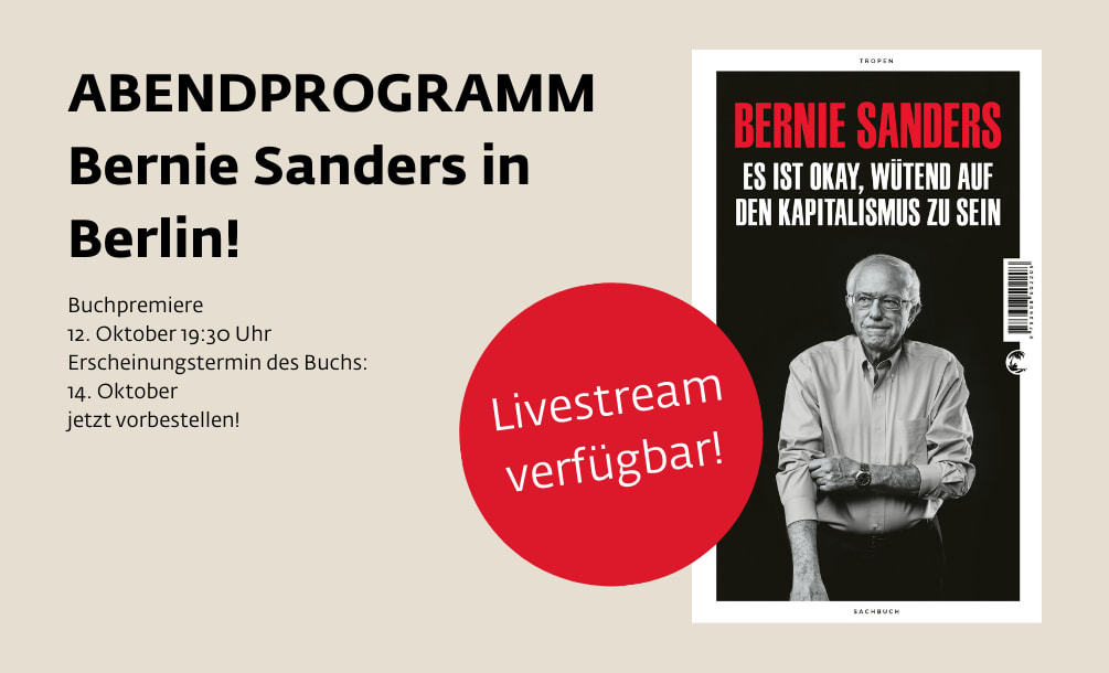 Livestream mit Bernie Sanders: Buchpremiere!