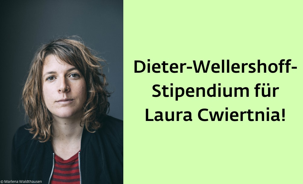 Laura Cwiertnia gewinnt das Dieter-Wellershoff-Stipendium 2024