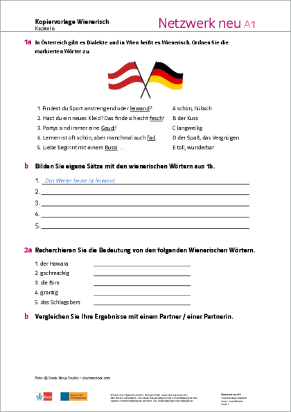 Landkarte / Nachbarländer von Österreich - derdieDaF-Portal