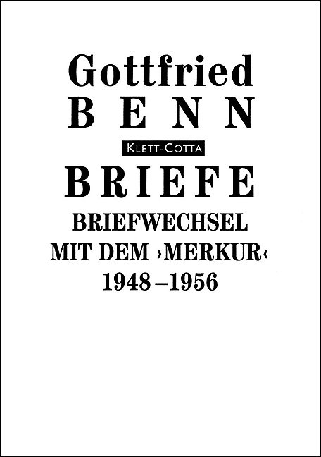 Briefe / Briefwechsel mit dem ''Merkur''. 1948-1956