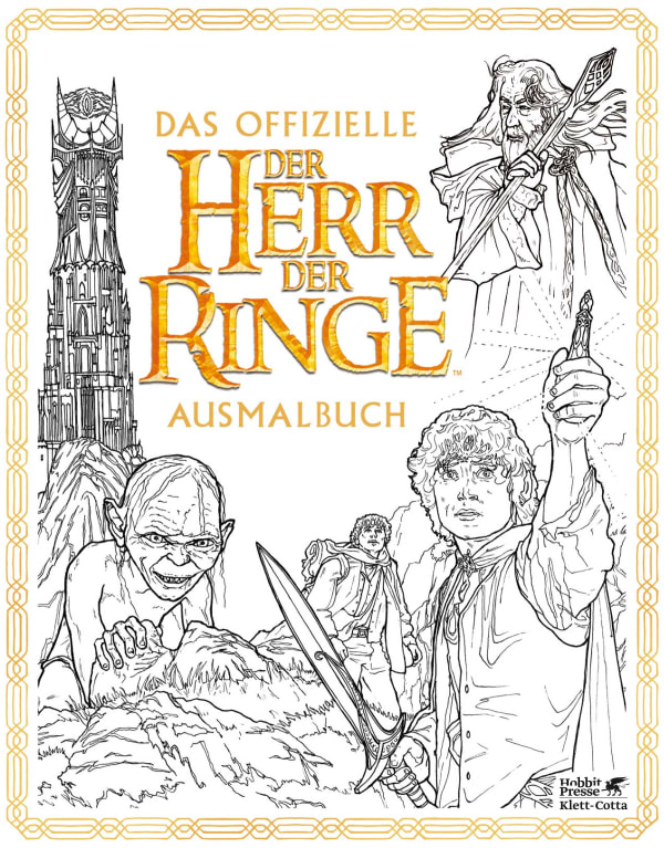 Das offizielle »Der Herr der Ringe«-Ausmalbuch