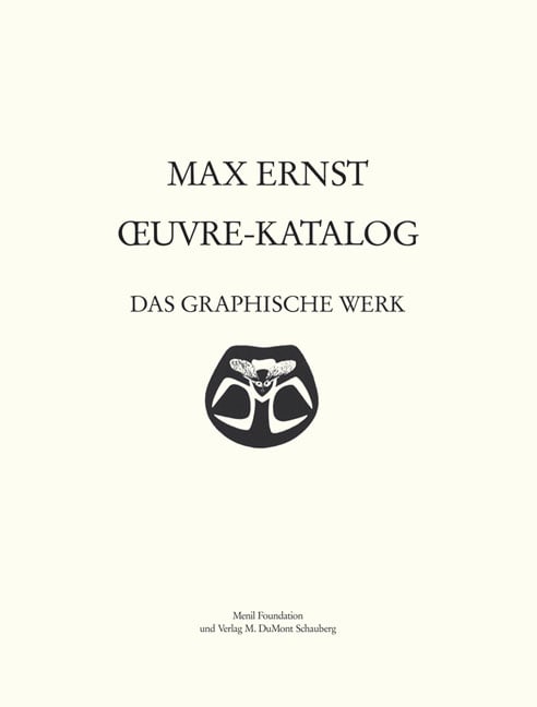Max Ernst Oeuvre-Katalog