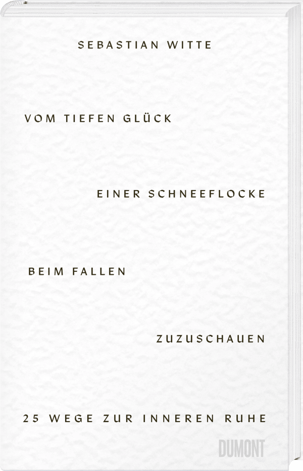 Vom tiefen Glück, einer Schneeflocke beim Fallen zuzuschauen