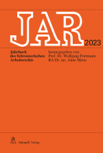 Cover Buchreihe Jahrbuch des Schweizerischen Arbeitsrechts