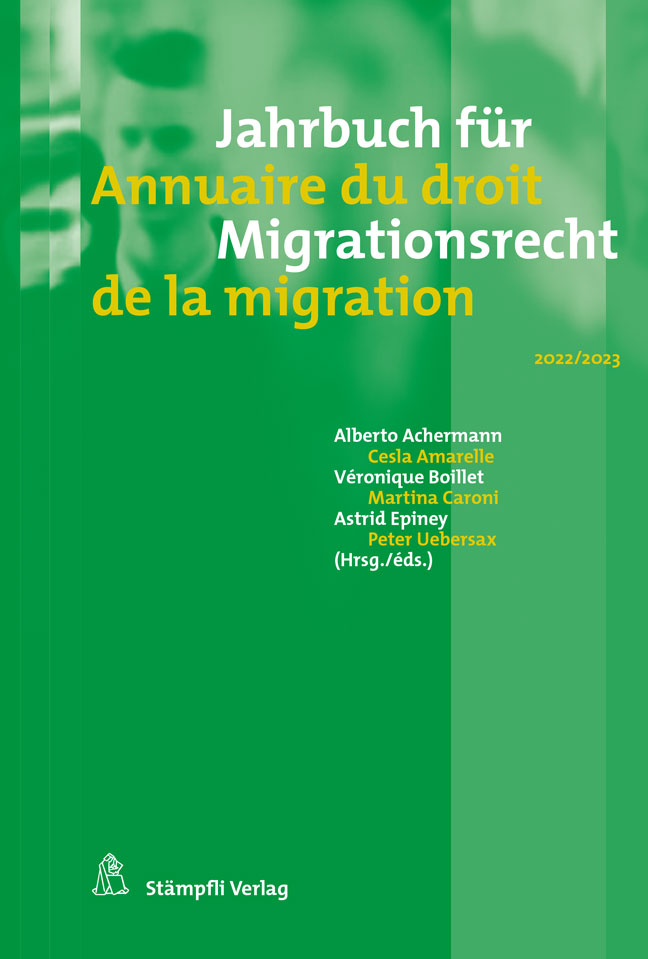 Cover Buchreihe Jahrbuch für Migrationsrecht