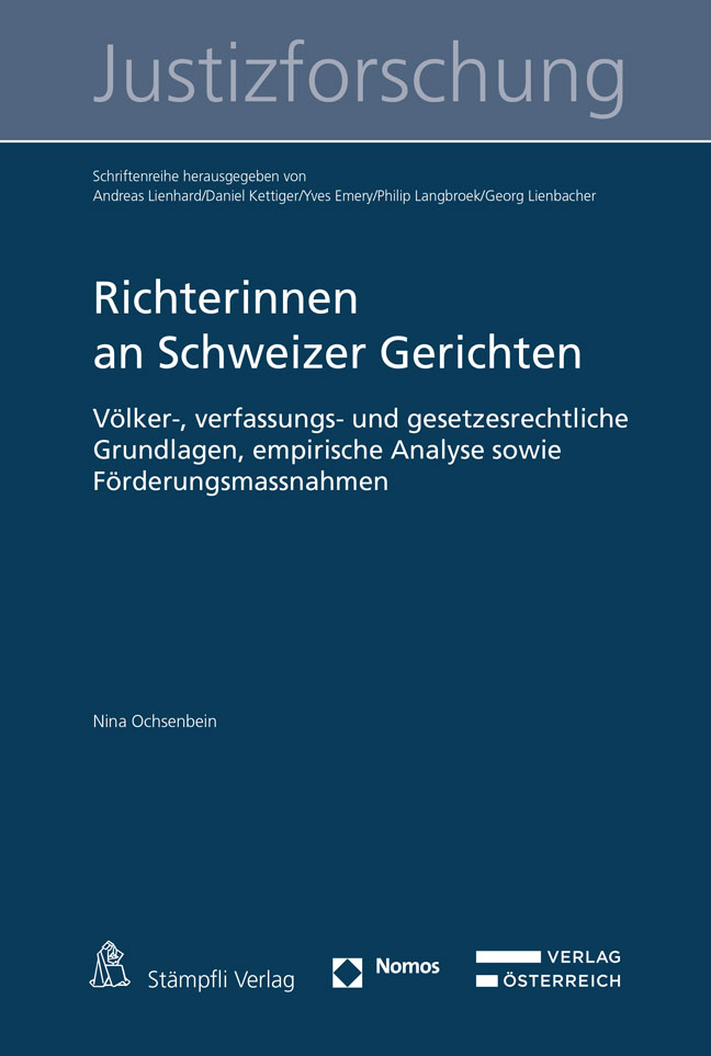 Cover Buchreihe Schriftenreihe zur Justizforschung