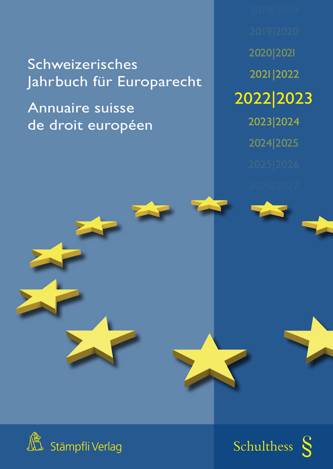 Cover Buchreihe Schweizerisches Jahrbuch für Europarecht