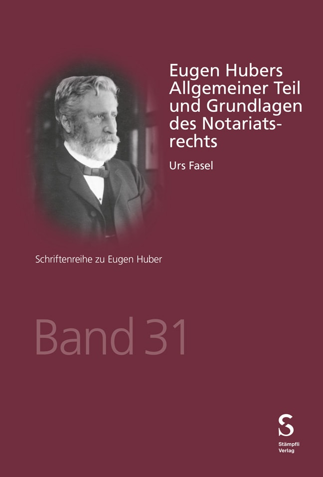 Cover Buchreihe Schriftenreihe zu Eugen Huber