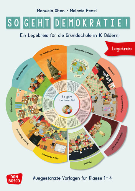 So geht Demokratie! Legekreis für die Grundschule in 10 Bildern ...