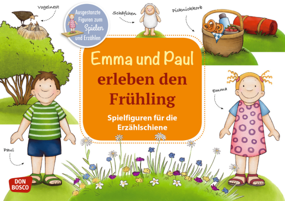 Emma Und Paul Erleben Den Fruhling Ausgestanzte Figuren Zum Spielen Und Erzahlen Offizieller Shop Des Don Bosco Verlags