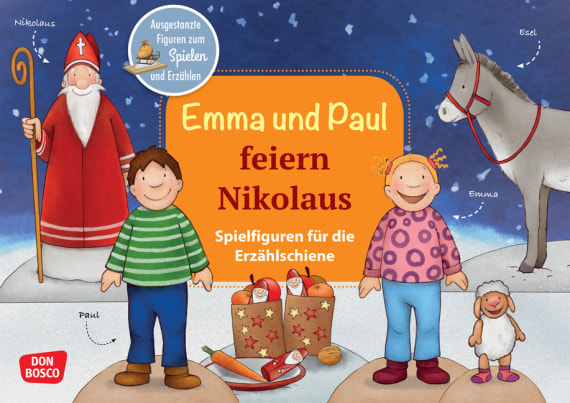 Emma Und Paul Feiern Nikolaus Ausgestanzte Figuren Zum Spielen Und Erzahlen Offizieller Shop Des Don Bosco Verlags