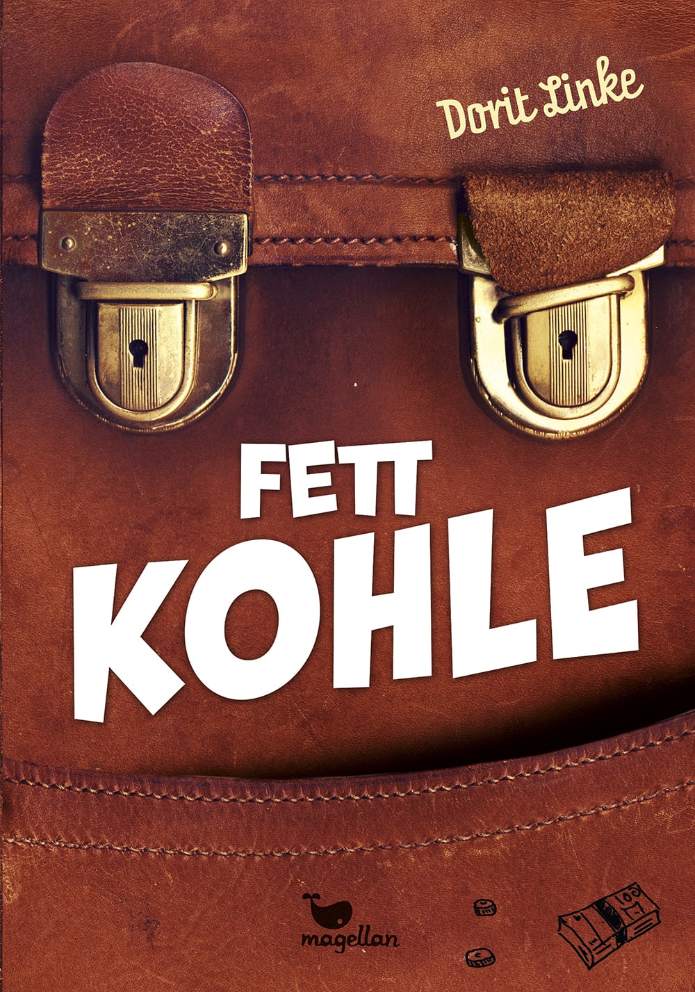 Cover Fett Kohle Krimi Middle Grade von Dorit Linke