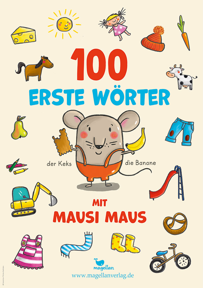 Plakat "Mausi Maus - Wörter"