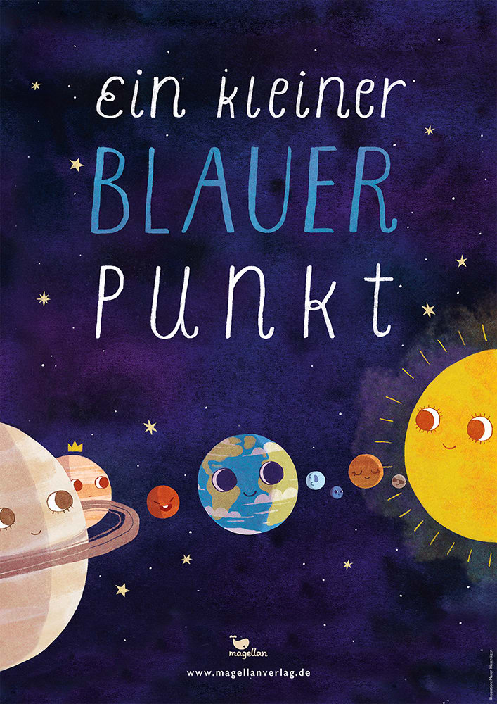 Plakat "Blauer Punkt"