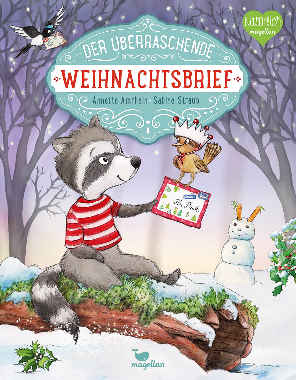 Cover Der überraschende Weihnachtsbrief Bilderbuch von Annette Amrhein und Sabine Straub