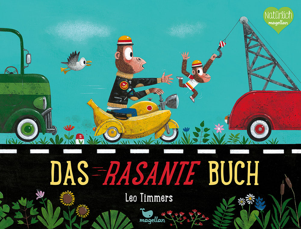 Cover Das rasante Buch Auszeichnung Bilderbuch von Leo Timmers 