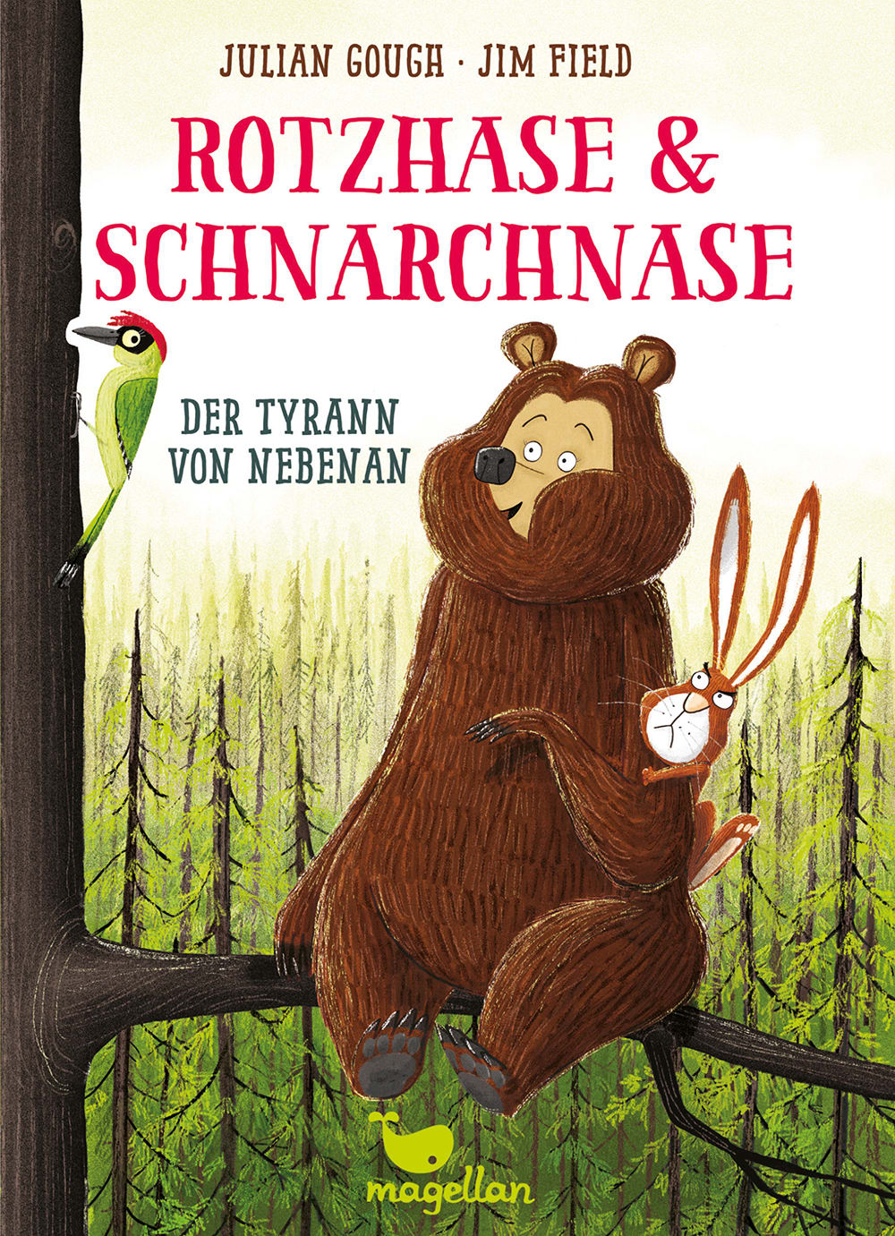 Cover Rotzhase und Schnarchnase Band2 Tyrann von nebenan Erstes Lesen von Julian Gough und Jim Field