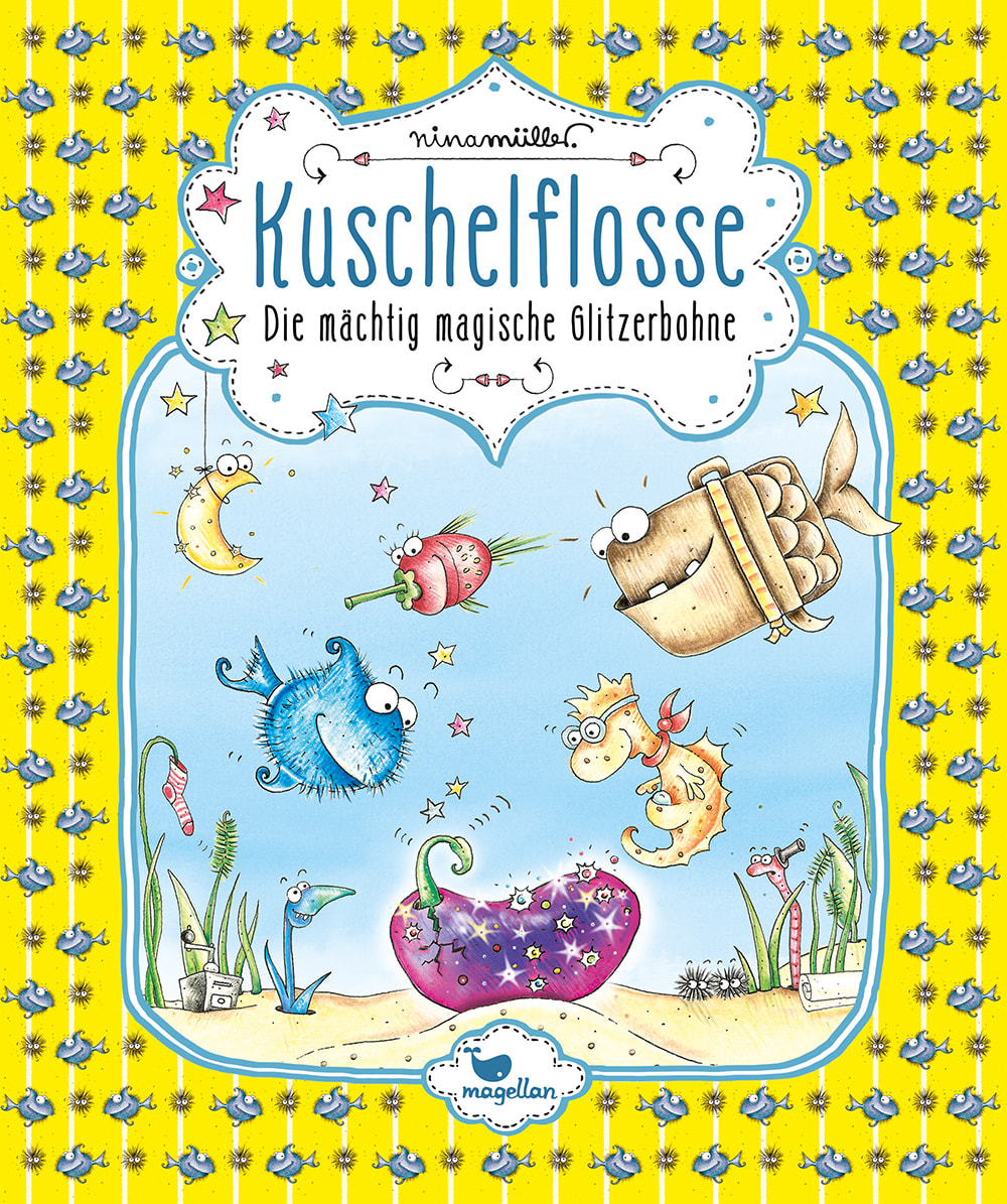 Cover Kuschelflosse Band4 Glitzerbohne Vorlesebuch von Nina Mueller