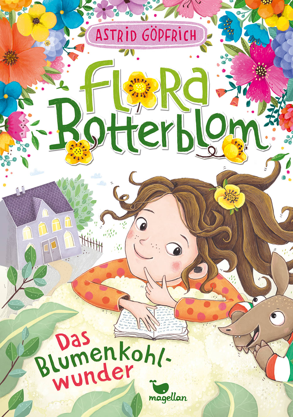 Cover Flora Botterblom Band3 Das Blumenkohlwunder Kinderbuch von Astrid Göpfrich