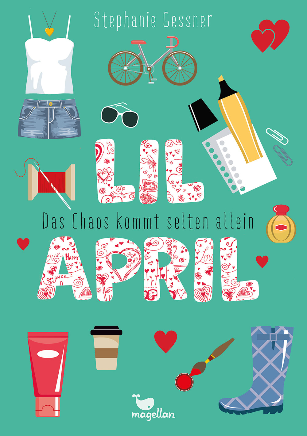 Cover Lil April Band3 Das Chaos kommt selten allein Middle Grade von Stephanie Gessner