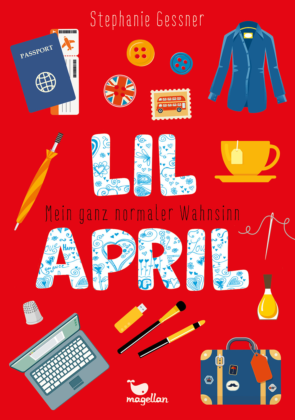 Cover Lil April Band4 Mein ganz normaler Wahnsinn Middle Grade von Stephanie Gessner