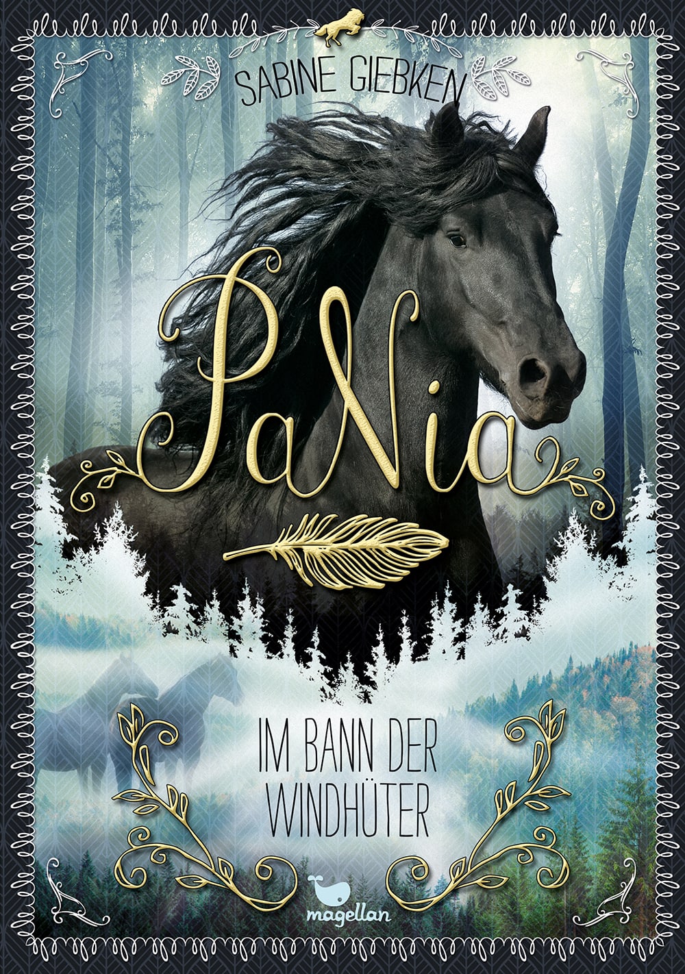 Cover PaNia Band2 Im Bann der Windhüter Pferdebuch von Sabine Giebken