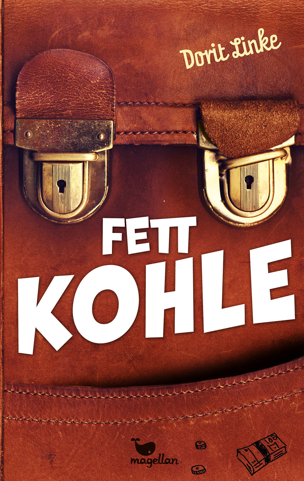 Cover Fett Kohle Krimi Middle Grade von Dorit Linke