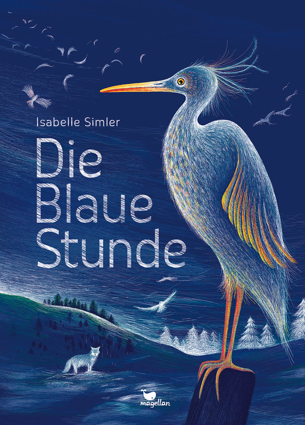 Cover Die blaue Stunde Sachbilderbuch von Isabelle Simler