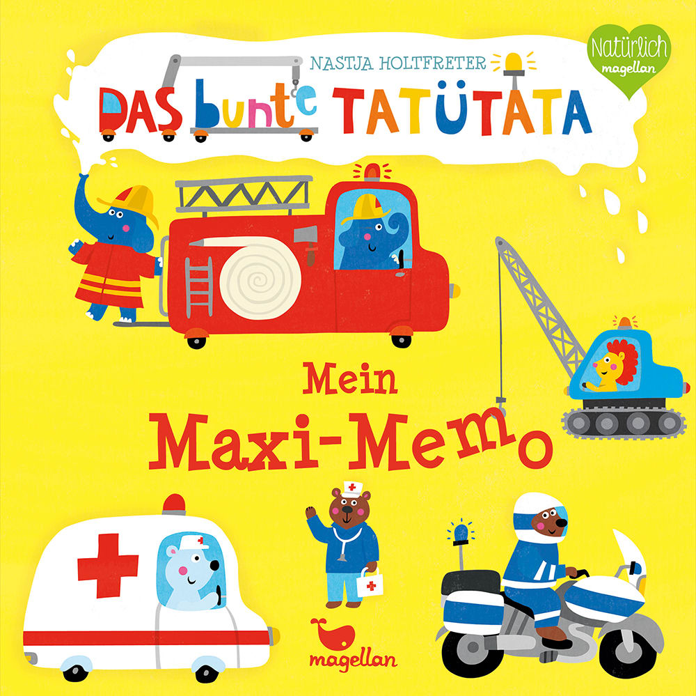 Cover Das bunte Tatütata Mein Maxi-Memo Memo-Spiel von Nastja Holtfreter