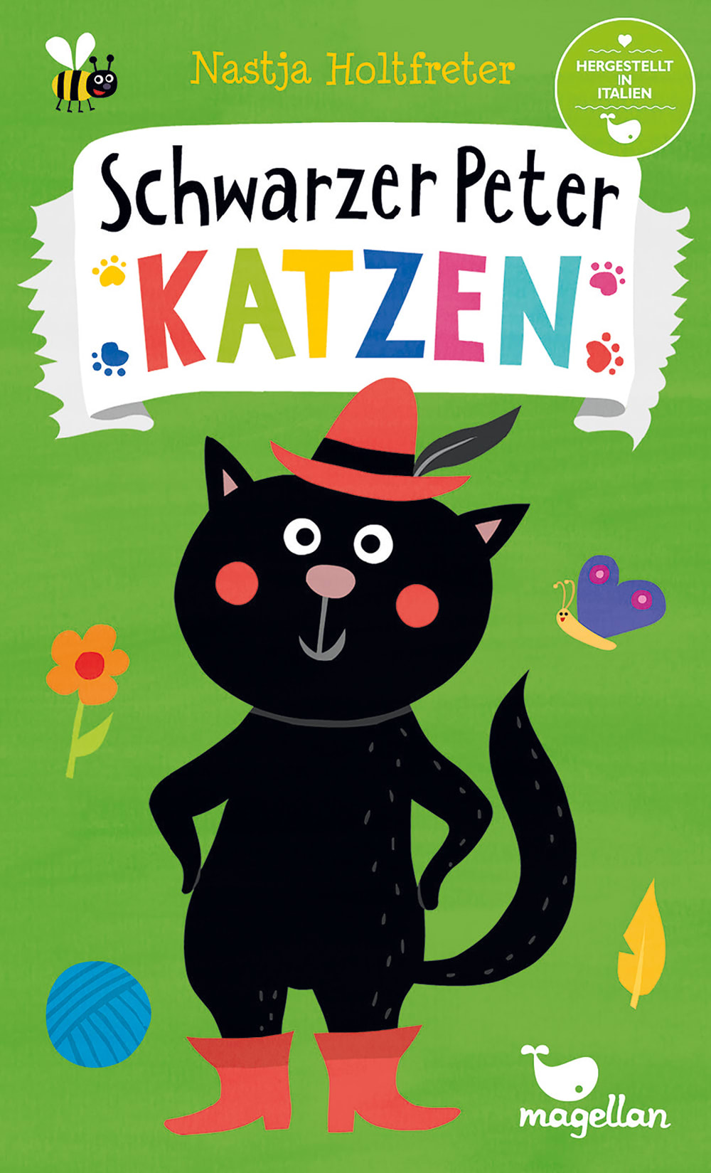 Cover Schwarzer Peter Katzen Kartenspiel von Nastja Holtfreter