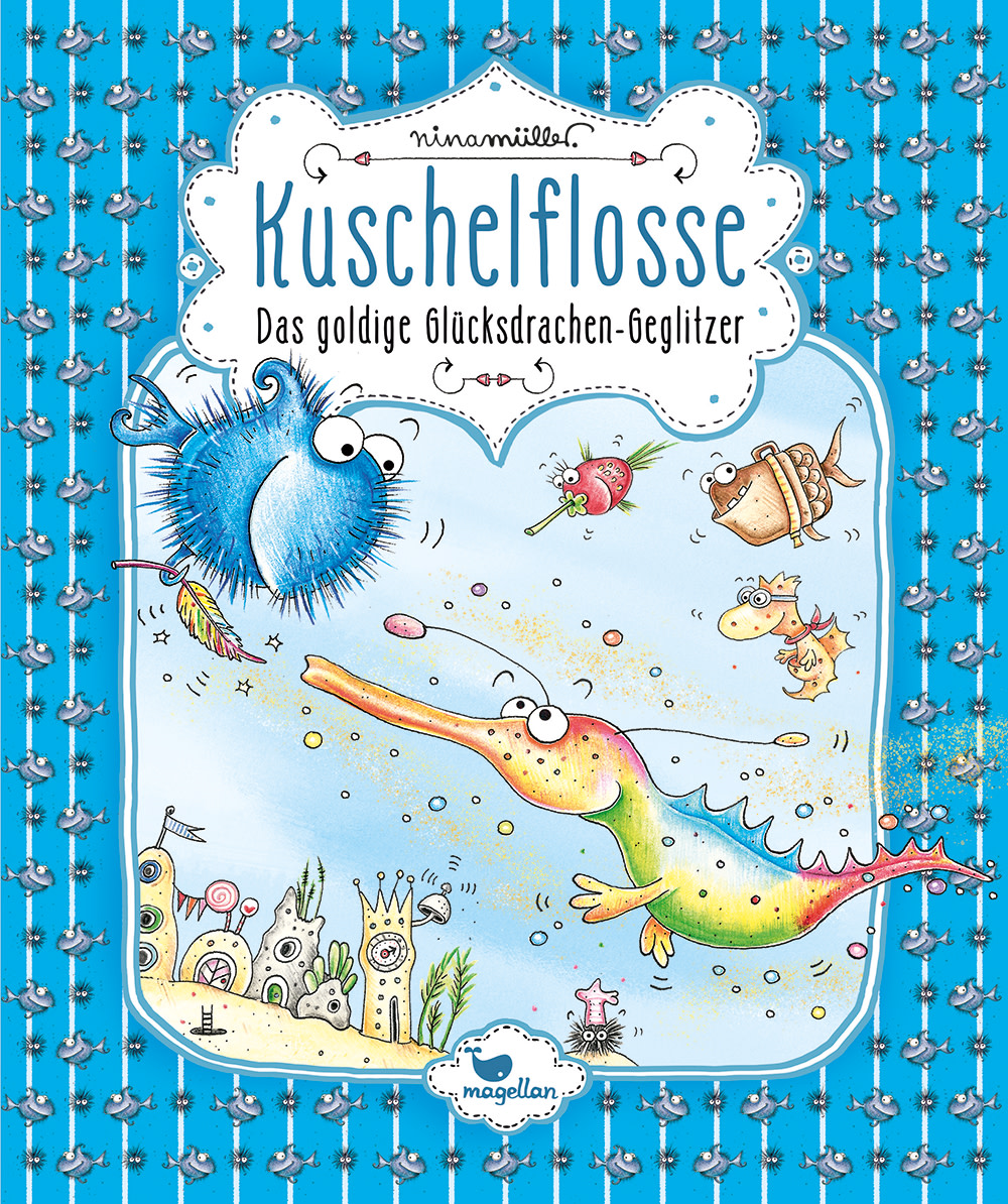 Kuschelflosse - Das goldige Glücksdrachen-Geglitzer